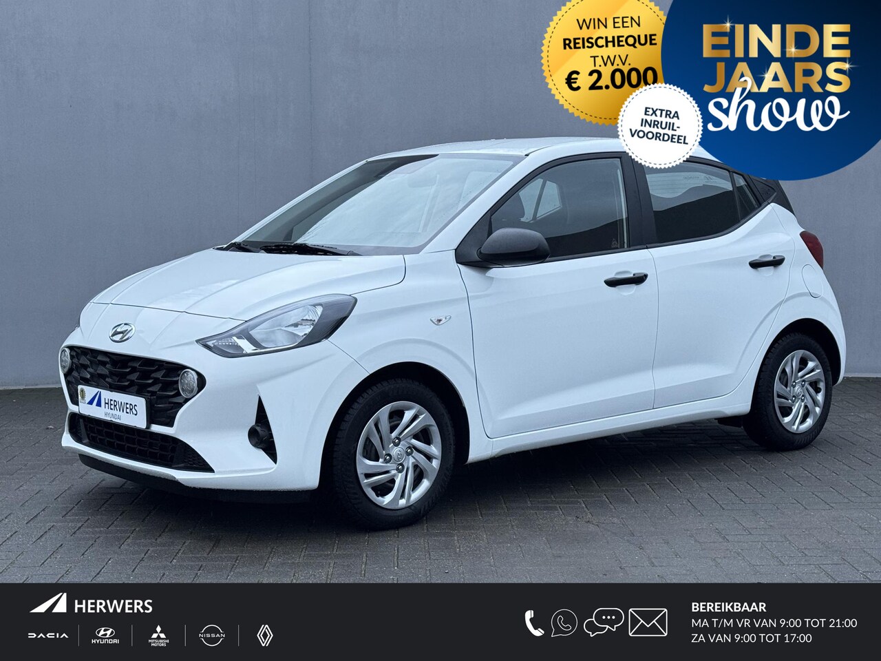 Hyundai i10 - Comfort Automaat 5 zits / Airco / Multimedia Radio & Bluetooth / Elektrische Ramen voor / - AutoWereld.nl