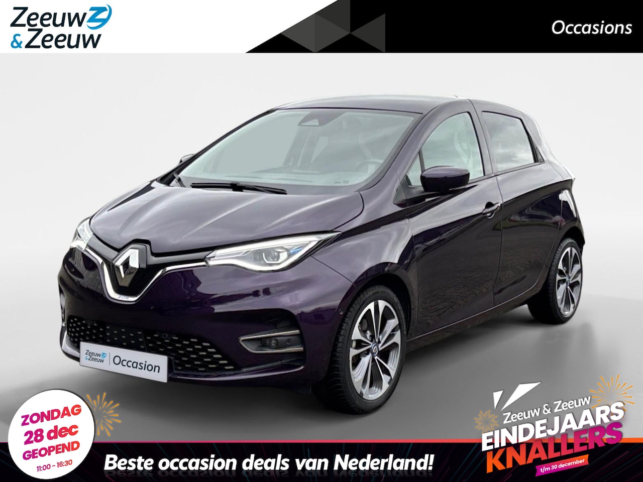 Renault Zoe - R135 52 kWh Intens Automaat (ex Accu) | Accu Huur | 1e eigenaar | Bose Audio | Leder | Arm - AutoWereld.nl
