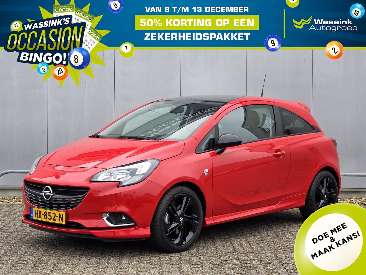 Opel Corsa - 1.0T 90pk 3drs OPC Line | Cruise Control | Airco | Parkeersensoren V+A | 17 - AutoWereld.nl