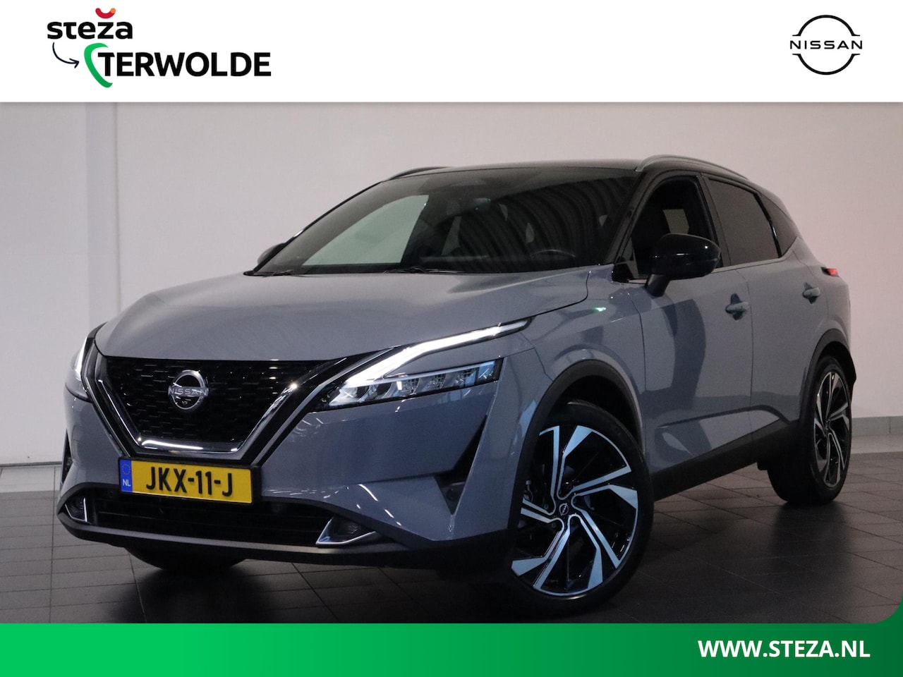 Nissan Qashqai - 1.3 MHEV Xtronic Tekna Plus | AUTOMAAT | Lederen Bekl. | Panoramadak | Head-Up | BOSE Audi - AutoWereld.nl
