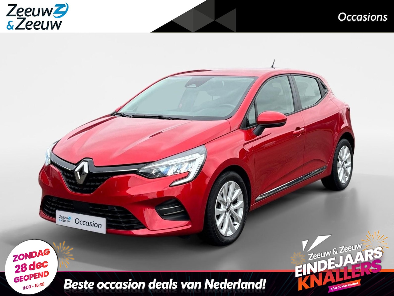 Renault Clio - 90PK TCe Zen | 1e eigenaar | Lichtmetalen Velgen | Navi | Parkeersensoren | Airco | Cruise - AutoWereld.nl