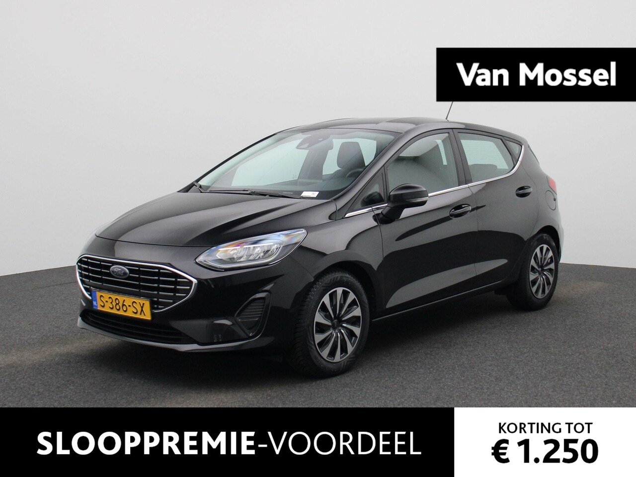 Ford Fiesta - 1.0 EcoBoost Hybrid Titanium | Cruise Control | Navigatie | Parkeersensoren | Bluetooth | - AutoWereld.nl