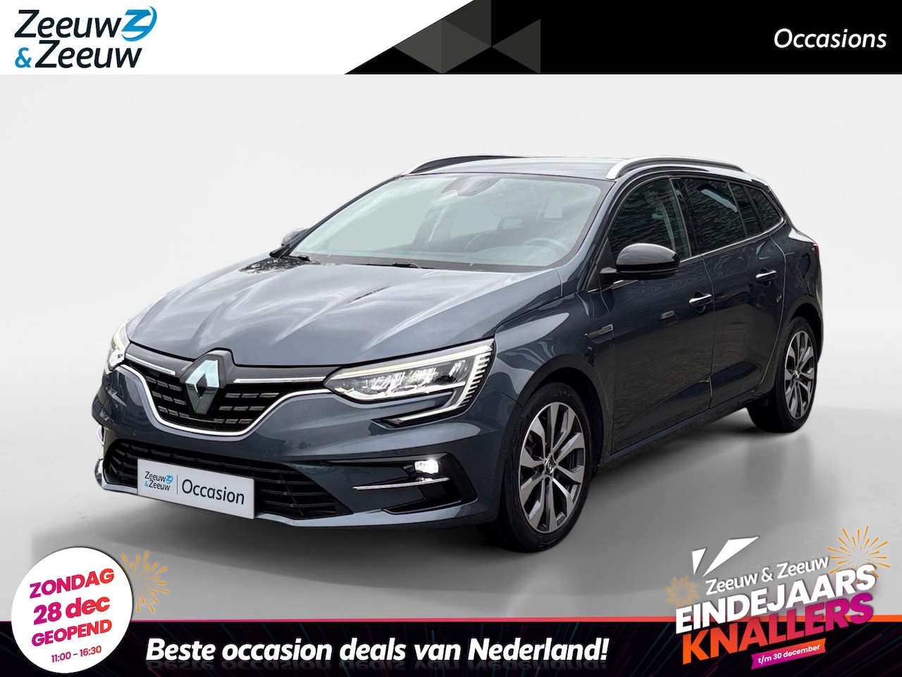 Renault Mégane Estate - 140PK TCe Techno Automaat | Trekhaak (1700 KG) | Cruise Control | Digital Cockpit | 9,3" N - AutoWereld.nl
