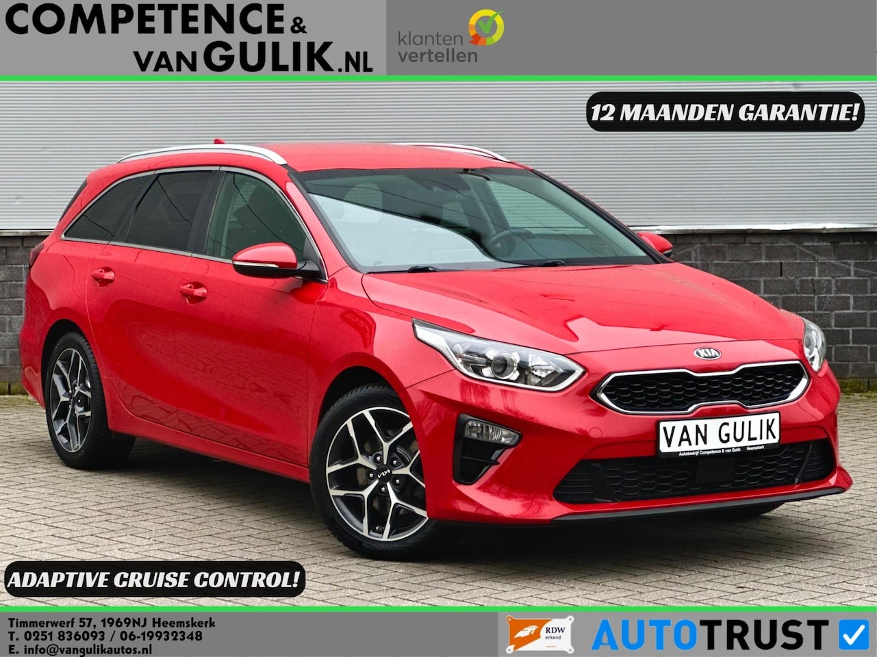 Kia Cee'd Sportswagon - Ceed 1.4 T-GDi DynamicPlusLine | ACC | Camera | Carplay | Trekhaak | Winterpakket | - AutoWereld.nl