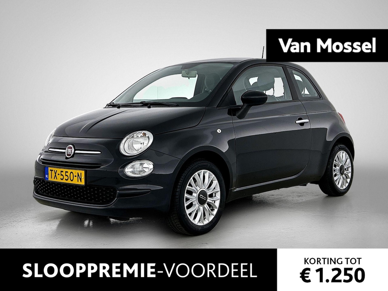 Fiat 500 - 1.2 Popstar | AIRCO | 5 DEURS | BT TELEFOON | LICHT METALEN VELGEN | - AutoWereld.nl