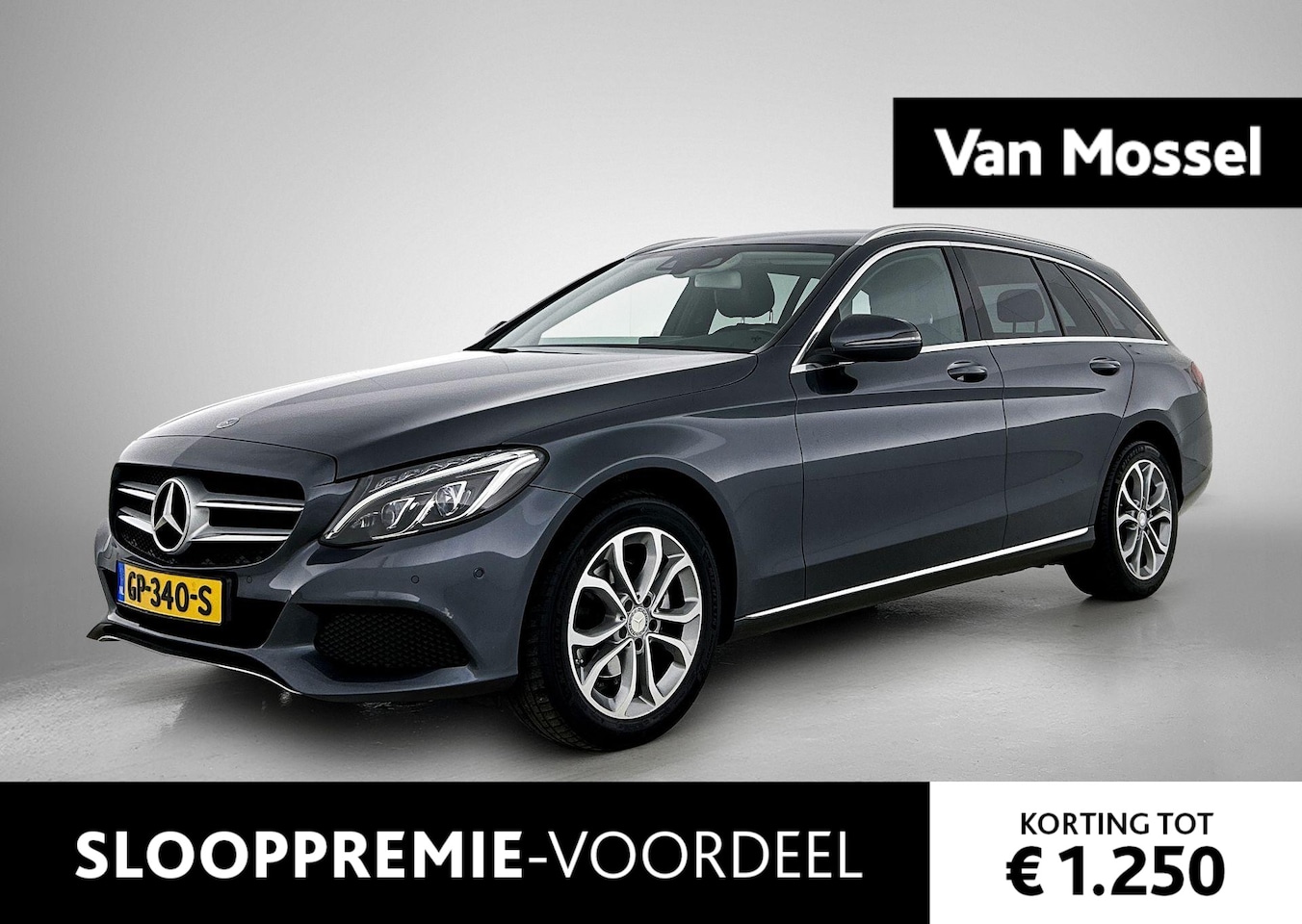 Mercedes-Benz C-klasse Estate - 180 Ambition AUTOMAAT | MEMORY STOELEN | LEDER | STOELVERWARMING | CRUISE CONTROL | BLEUTO - AutoWereld.nl