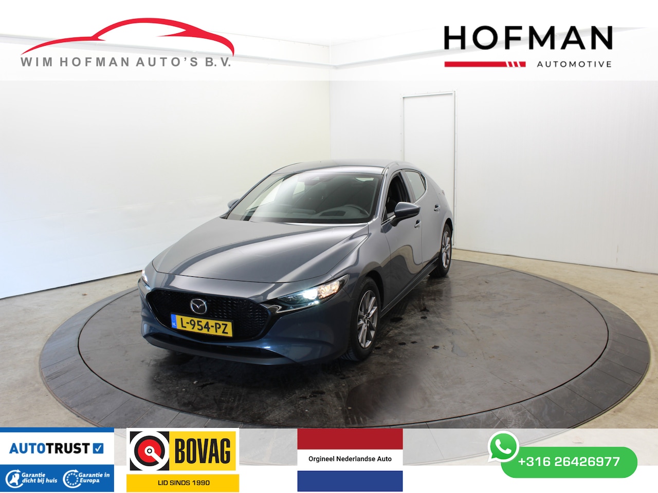 Mazda 3 - 2.0 e-SkyActiv-X M Hybrid 186pk | Camera | Head-Up | Cruise | Dhoek |Stoel + Stuur ver | - AutoWereld.nl