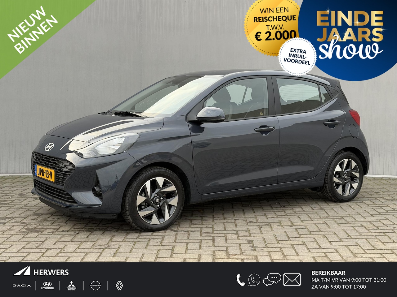 Hyundai i10 - 1.0 Automaat Comfort Smart 5-zits / Fabrieksgarantie tot 02-2029 / Digitale Teller / Camer - AutoWereld.nl