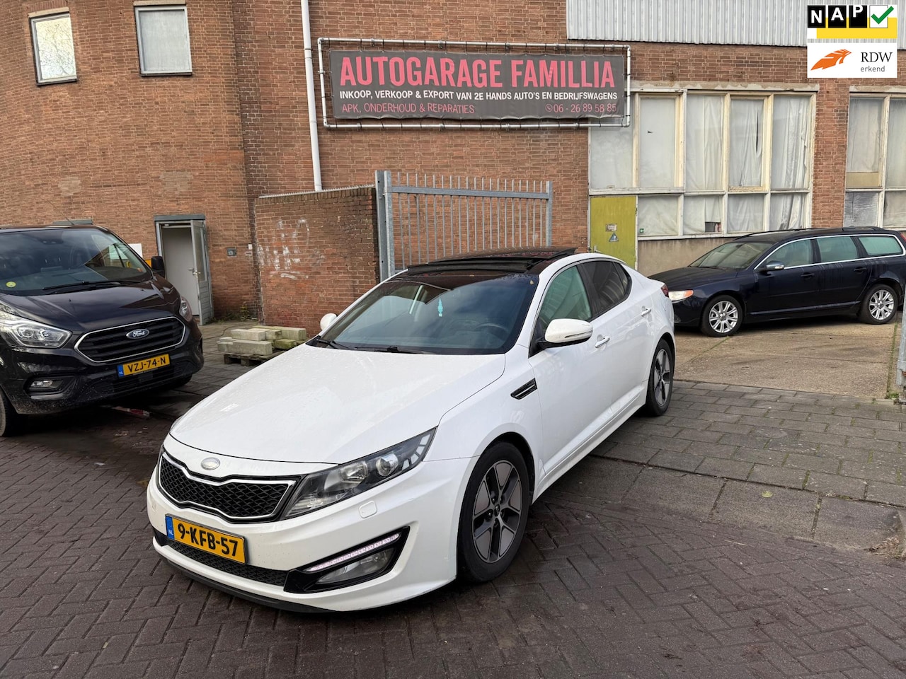 Kia Optima - 2.0 CVVT Hybrid Super Pack Panorama/Leer/Camera… - AutoWereld.nl