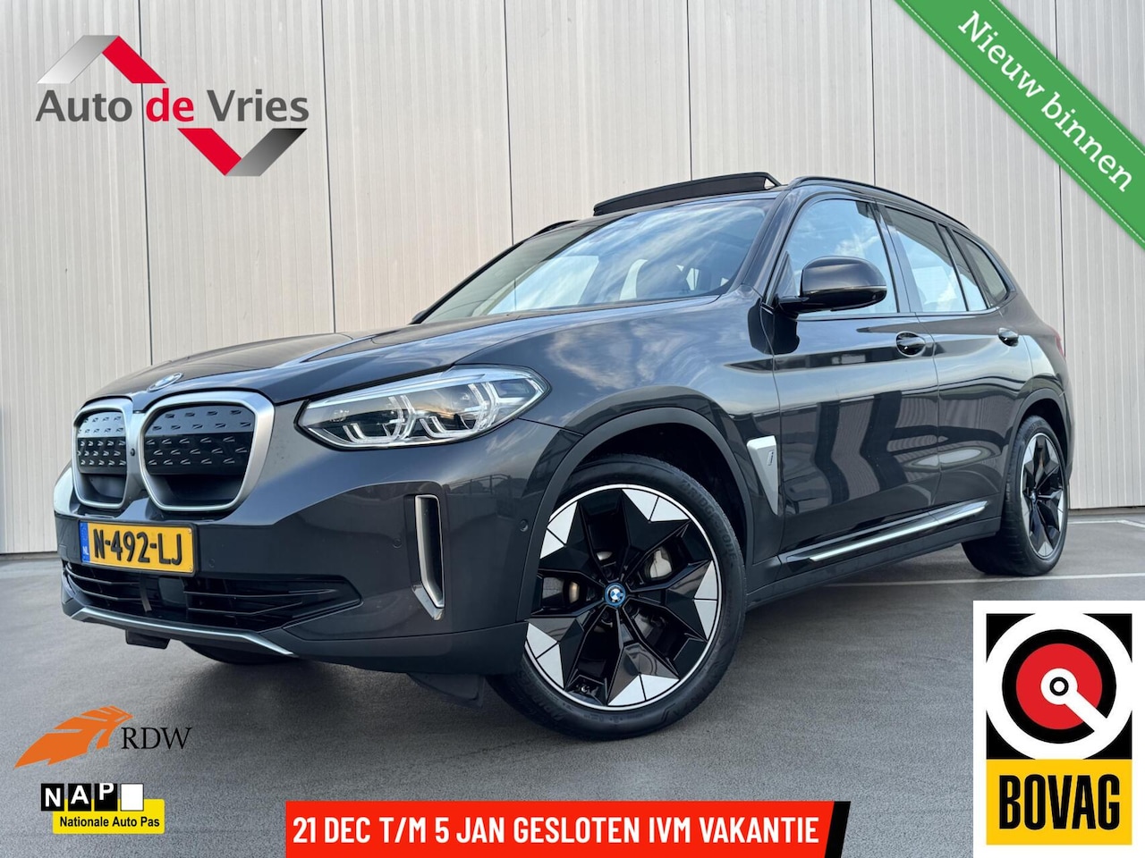 BMW iX3 - High Executive 80 kWh|NL-Auto|Panoramadak|LED - AutoWereld.nl