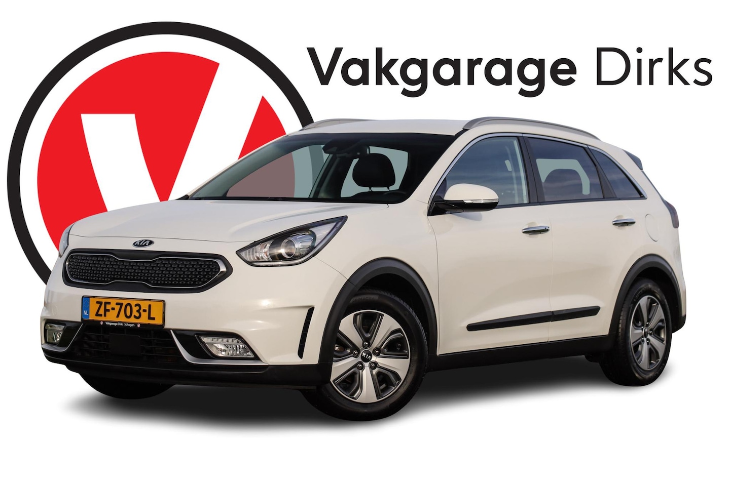 Kia Niro - 1.6 GDi Hybrid DynamicPlusLine ✅ Leder ✅ ACC ✅ Stuurverwarming - AutoWereld.nl