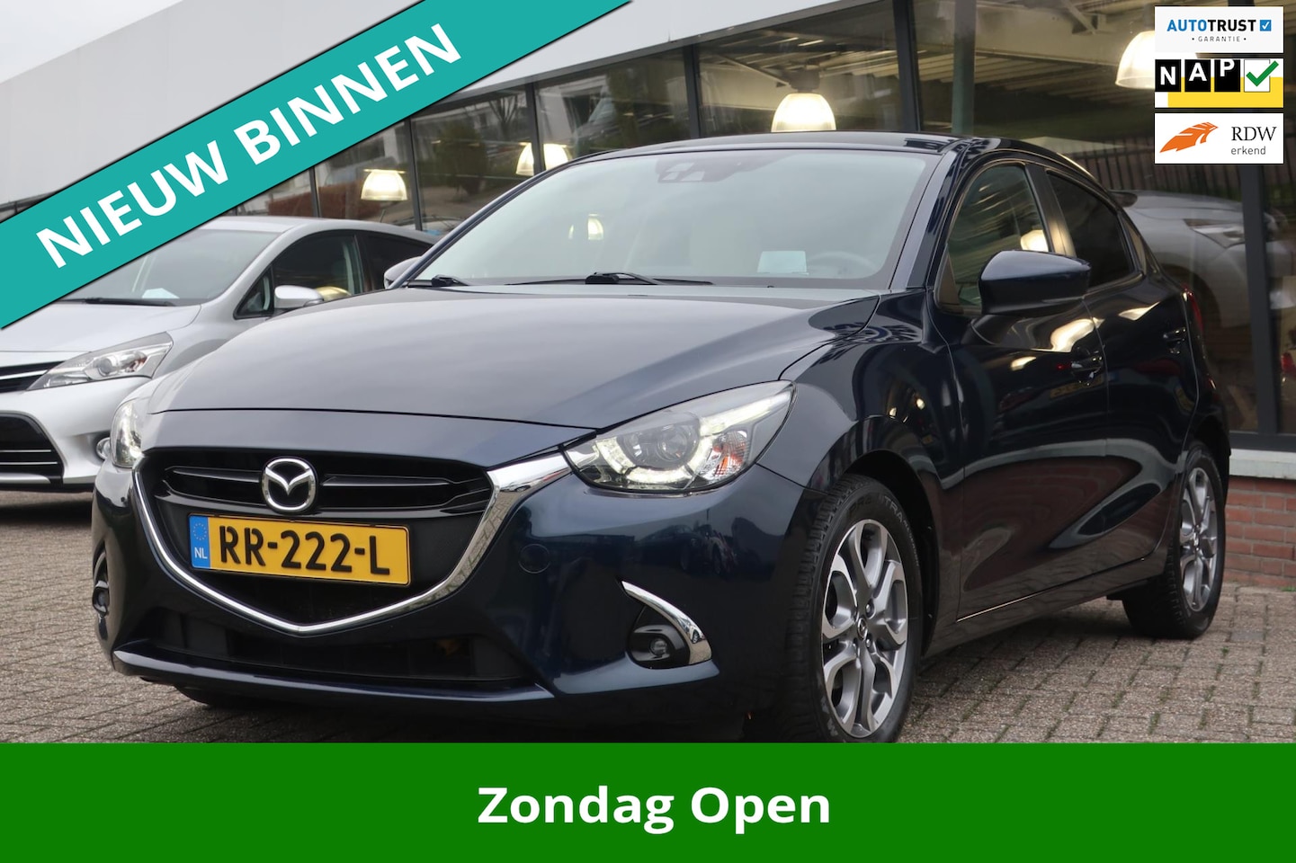 Mazda 2 - 1.5 Skyactiv-G Skylease GT 2e EIG_LED_NAVI_PDC_KEYLESS_NAP. - AutoWereld.nl