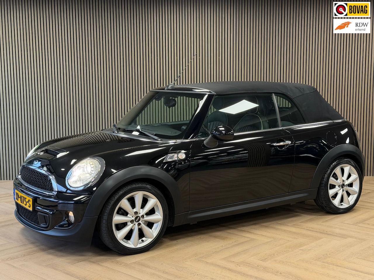 MINI Cabrio - Mini 1.6 Cooper S Chili CABRIO NAVIGATIE CRUISE LEDER STOELVERWARMING PDC START/STOP - AutoWereld.nl
