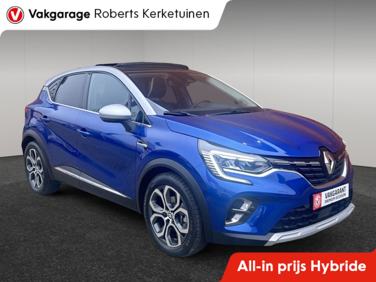 Renault Captur - 1.6 E-Tech Hybride 145 Intens Panorama Schuifdak Half Leder - AutoWereld.nl