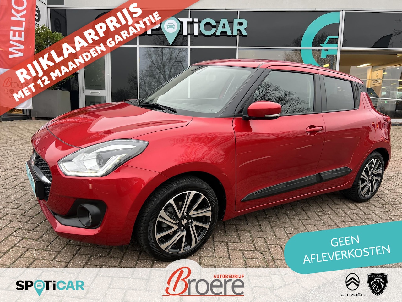 Suzuki Swift - 1.2 83 pk Style Smart Hybrid Automaat | trekhaak - AutoWereld.nl
