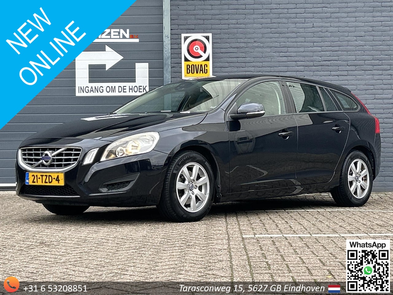 Volvo V60 - 1.6 T3 Kinetic | Leder | Climate | Cruise | Navi | PDC | APK 05-2026 | - AutoWereld.nl