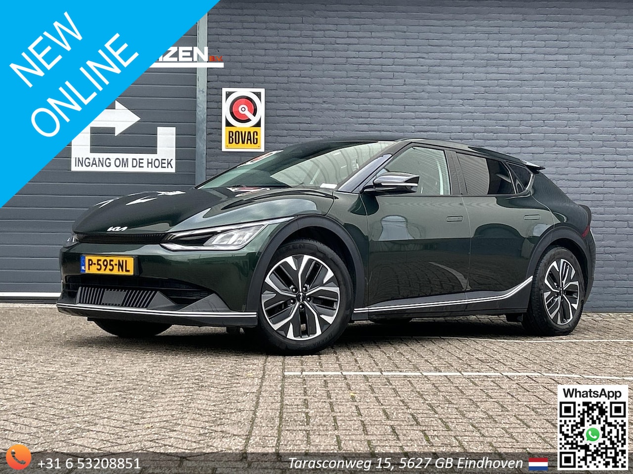 Kia EV6 - Air 58 kWh | € 16.950,- NETTO! | Leder | ACC | Climate | Cruise | Navi | Stoel/Stuurverwar - AutoWereld.nl