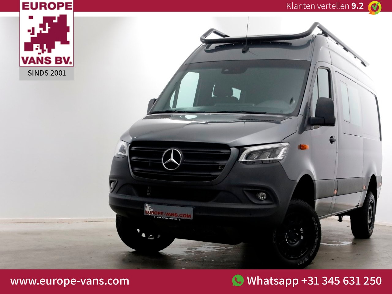 Mercedes-Benz Sprinter - 419 CDI 190pk L2H2 4x4 A4M 9G Automaat ACC/LED/Draaistoelen/360° Camera NIEUW 06-2024 - AutoWereld.nl