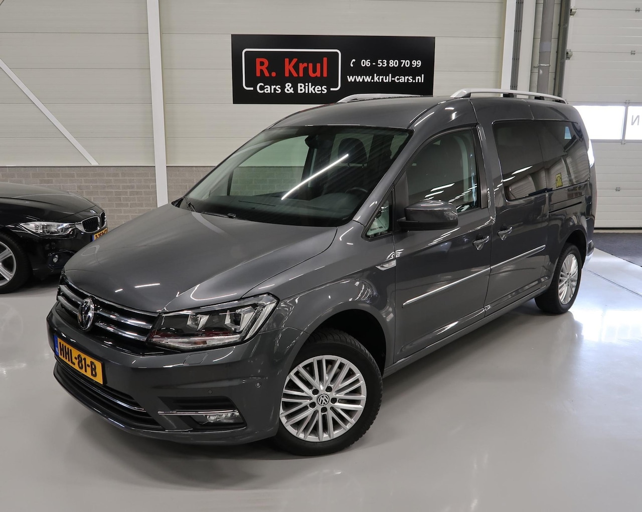 Volkswagen Caddy Maxi - 1.4 TSi 92kW BMT Maxi Highline 7 persoons App connect Leer/Alcantara 1e Eigenaar Airco-ecc - AutoWereld.nl