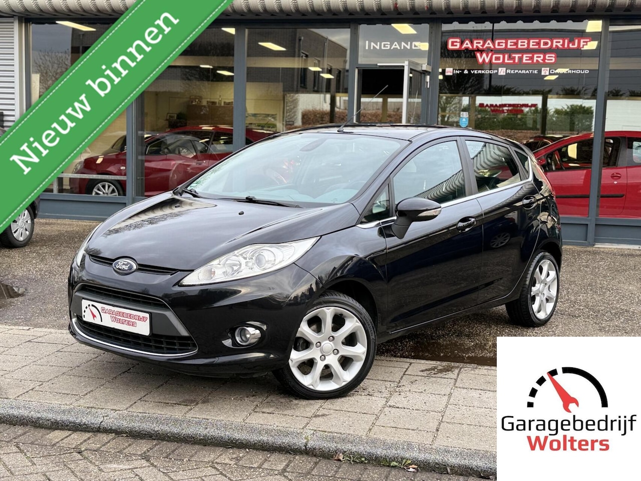 Ford Fiesta - 1.25 Titanium airco leder stoelverwarm. 5drs - AutoWereld.nl