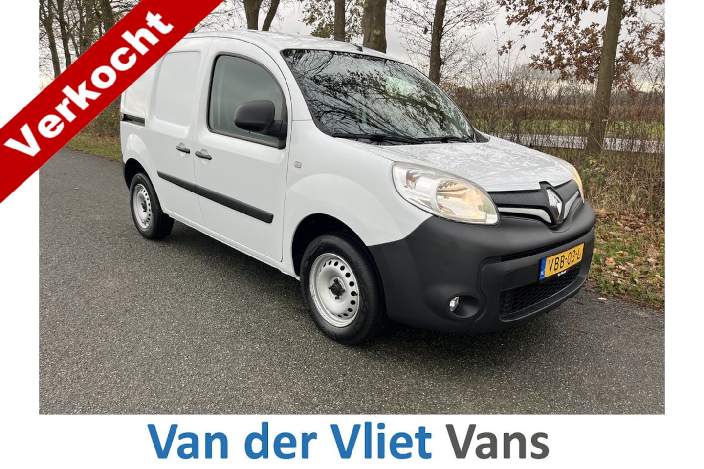 Renault Kangoo - 1.5 dCi 90pk E6 Comfort BPM Vrij! Lease €129 p/m, Airco, PDC, 2x Schuifdeur Volledig onder - AutoWereld.nl