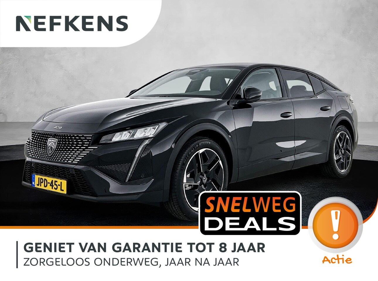 Peugeot 408 - 1.6 HYbrid Allure Pack 225 EAT8 | VOORRAAD DEAL! | Navigatie | AGR stoelen | 360 camera | - AutoWereld.nl