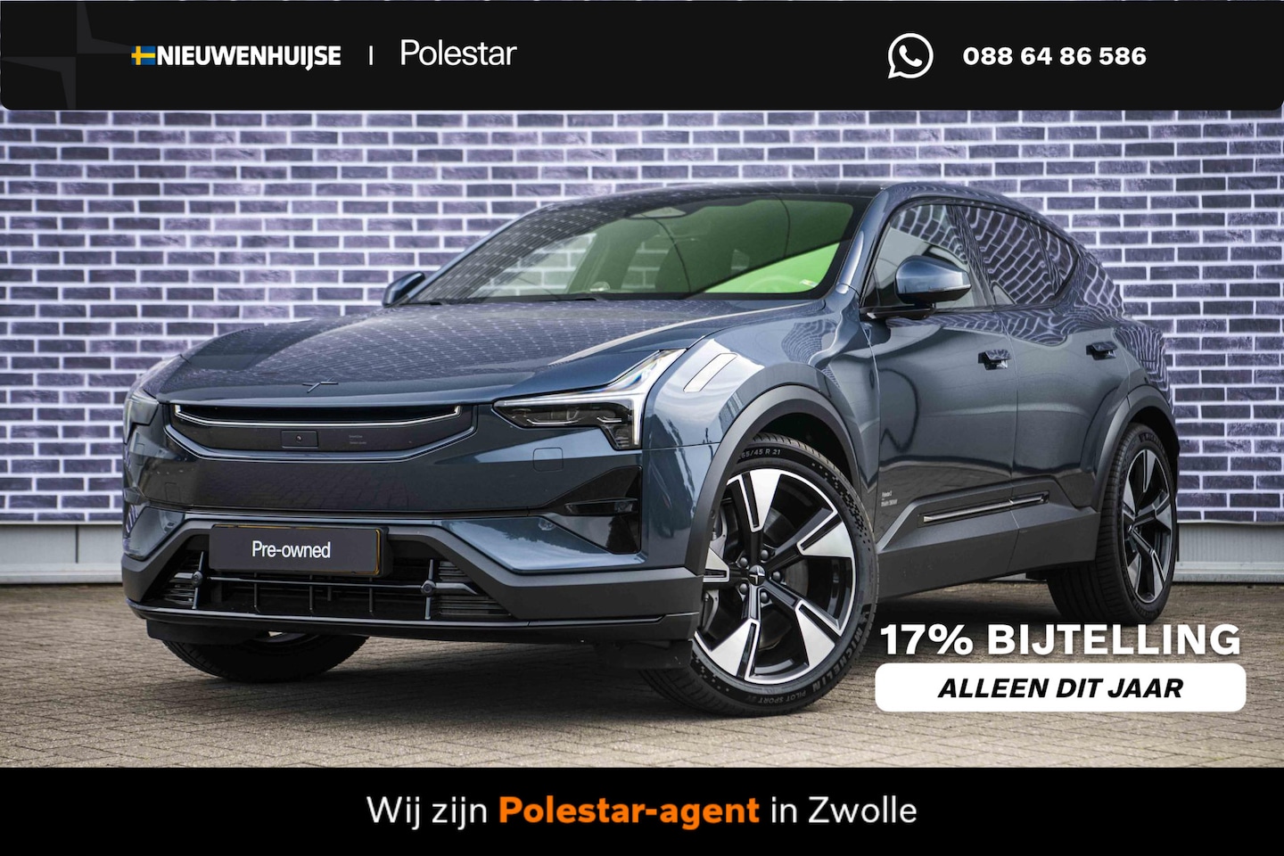 Polestar 3 - Long Range Dual Motor AWD 111 kWh MY25 | Pilot pack | Plus pack | Luchtvering | Pixel LED - AutoWereld.nl