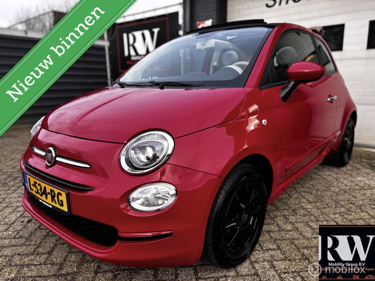Fiat 500 - 1.2 500S *CABRIO-DAK*PARKEERSENSOREN* - AutoWereld.nl
