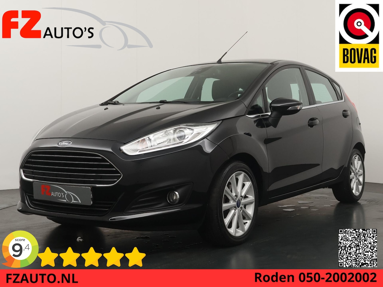Ford Fiesta - 1.0 EcoBoost Titanium - Navigatie - Cruise Control - Airconditioning - Parkeersens A - AutoWereld.nl