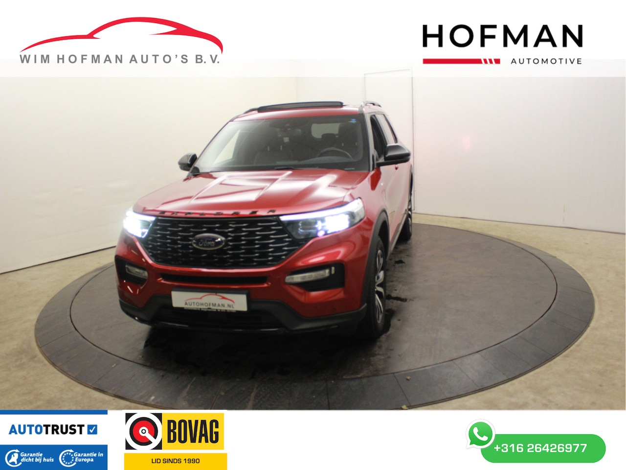 Ford Explorer - 3.0 V6 PHEV ST-Line 7 Per. Pano 360° Cam Trekh B&O El-Stoelen + Aklep - AutoWereld.nl