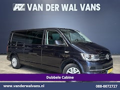 Volkswagen Transporter - 2.0 TDI 150pk Automaat L2H1 Dubbele Cabine Euro6 Airco | 5-Zits | Navigatie | LM Velgen Ap