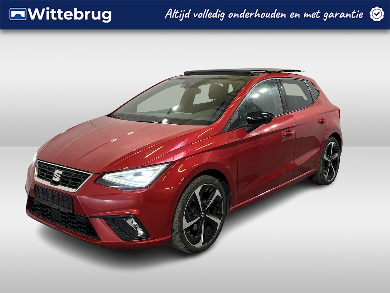 SEAT Ibiza - 1.0 TSI FR Black Edition / 110 PK/ PANO/ RIJ-MODI/ PARK. SENSOREN + CAMERA / STOELVERWARM. - AutoWereld.nl