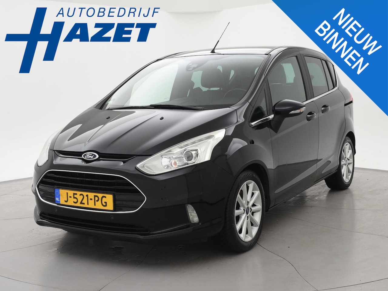 Ford B-Max - 1.0 E.B. TITANIUM + TREKHAAK | COMFORTSTOELEN | PANO | STOELVERW. | KEYLESS | NAVIGATIE - AutoWereld.nl
