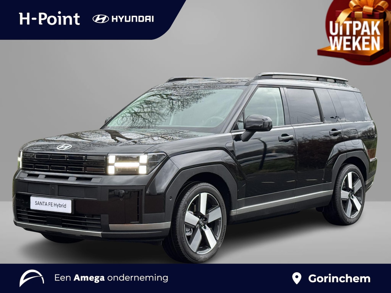 Hyundai Santa Fe - 1.6 T-GDI HEV Premium Sky 7p. |€6700 KORTING|PANORAMADAK|DIGITALE BINNESPIEGEL|HEAD-UP DIS - AutoWereld.nl