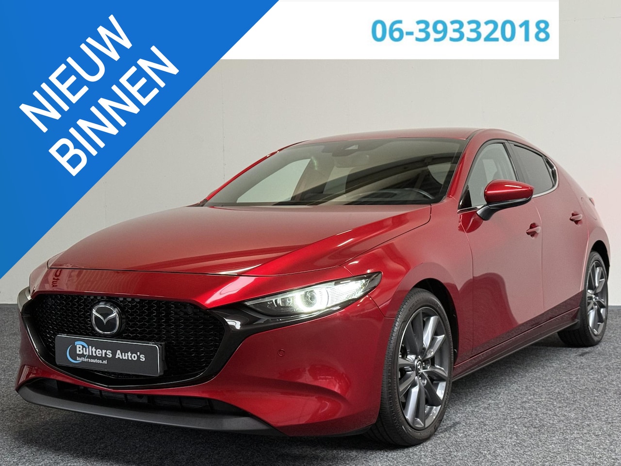 Mazda 3 Sport - 2.0 e-SkyActiv-G M Hybrid 150 Sportive AUTOMAAT | 360 CAMERA - AutoWereld.nl
