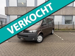 Volkswagen Transporter - 2.0 TDI 140 PK NAP APK 1e EIGENAAR DUBBEL CABINE EURO 5