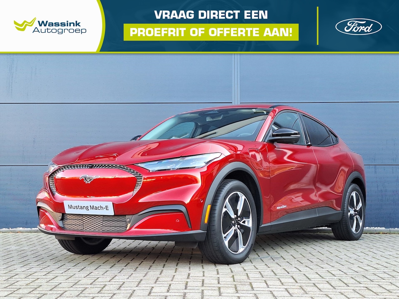 Ford Mustang Mach-E - RWD 72,6kWh 269pk I Adaptive Cruise Control I Camera I Leer I Voorraad! - AutoWereld.nl