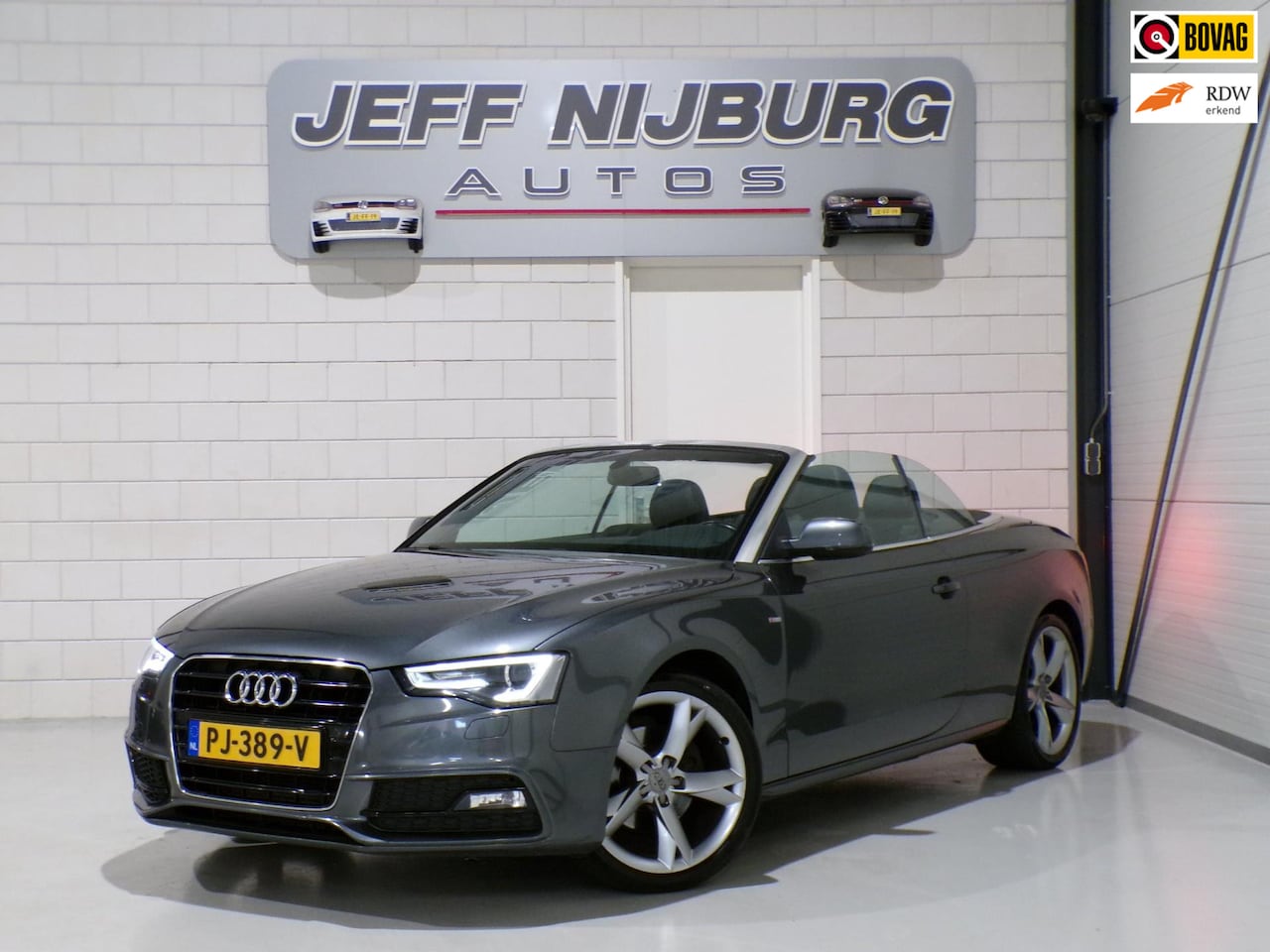 Audi A5 Cabriolet - 1.8 TFSI Pro Line S "Automaat" 2x S-Line Xenon-LED Stoelverwarming Bluetooth Navigatie Led - AutoWereld.nl