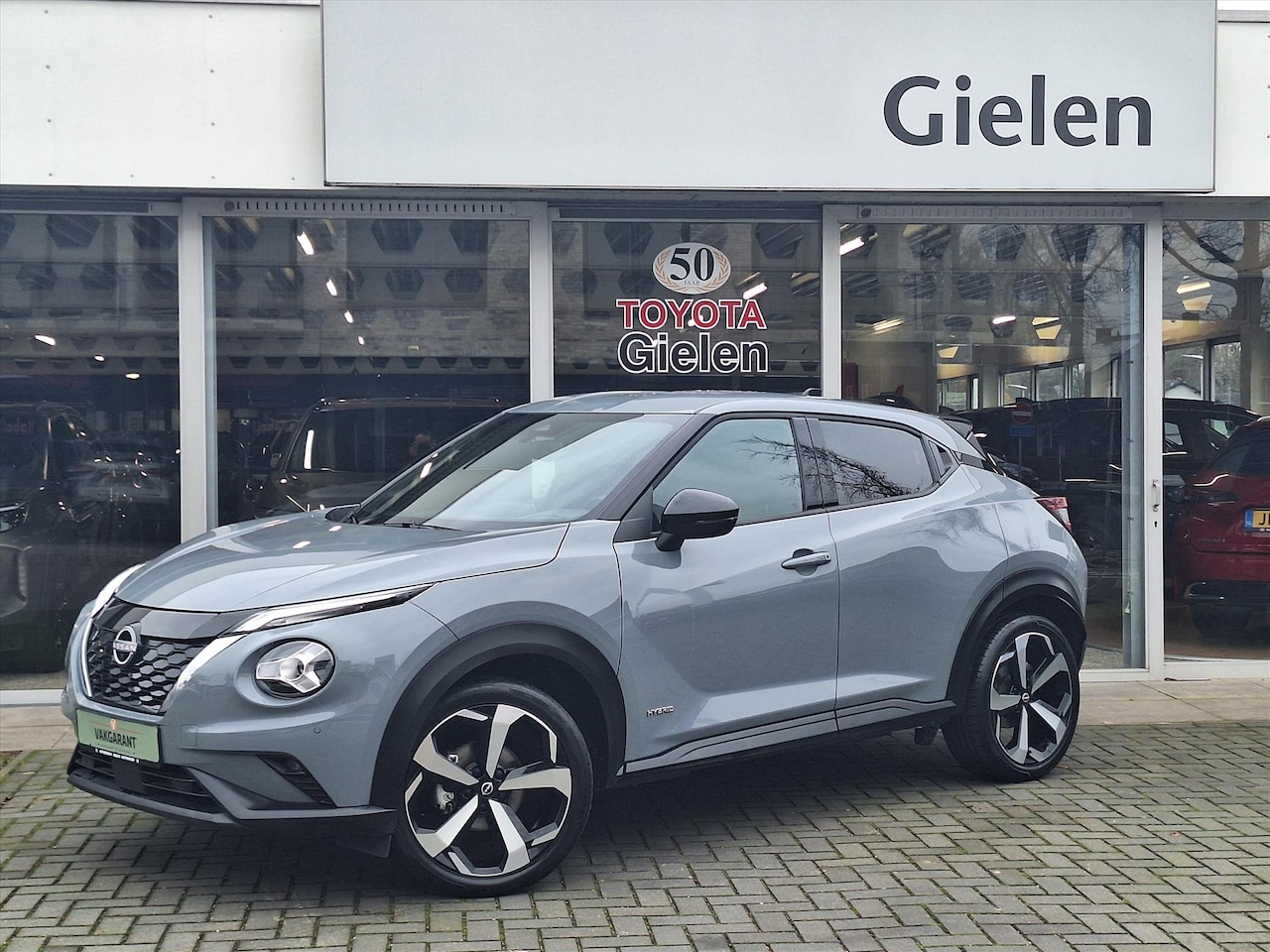 Nissan Juke - Hybrid 143pk Tekna | Leer, 360 Camera, Adaptive cruise control, Climate control, Keyless, - AutoWereld.nl