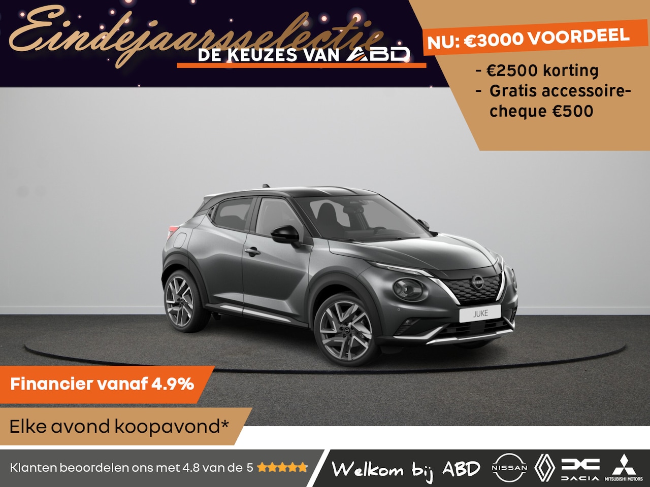 Nissan Juke - N-Design + Technology Pack + Cold Pack 1.6L HYBRID 143 | 17" Lichtmetalen velgen | 19" lic - AutoWereld.nl