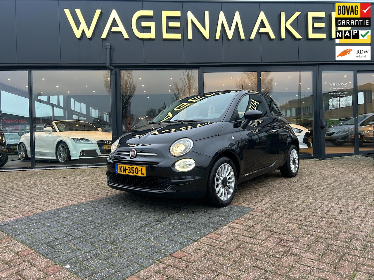 Fiat 500 - 0.9 TwinAir Turbo Popstar Airco|Elektrische pak|NAP - AutoWereld.nl