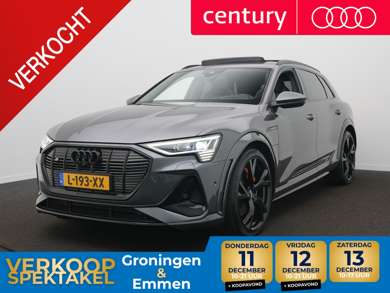 Audi e-tron - S quattro 95 kWh | Panoramadak | Adaptive cruise | Leer | Sfeerverlichting | Head-Up - AutoWereld.nl