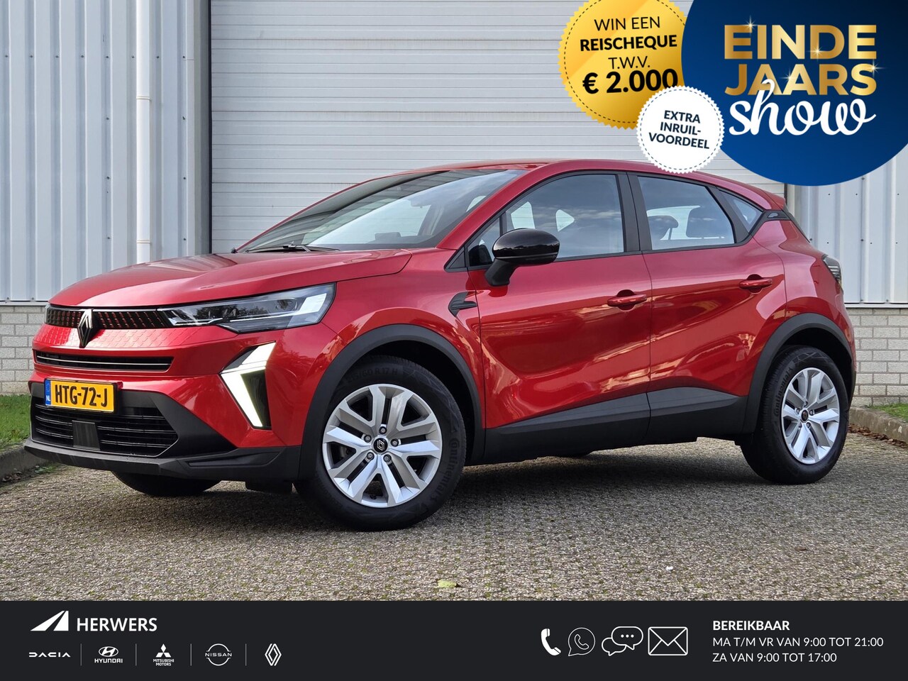 Renault Captur - 1.3 mild hybrid 160 Evolution Automaat / Achteruitrijcamera / Stoelverwarming / Apple Carp - AutoWereld.nl