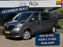 Renault Trafic - 1.6 dCi T29 L2H1 DC Work Edition Energy DECEMBERDEAL| Navi, Camera, Trekhaak, Cruise, Airc