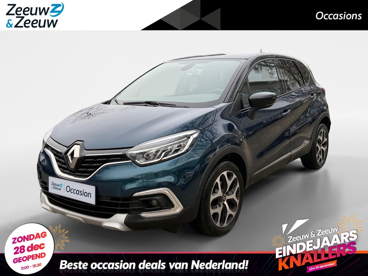 Renault Captur - 1.3 TCe Intens AUTOMAAT NAVI AIRCO TREKHAAK CRUISE CONTROLE ANDROID AUTO CAMERA PARKEERSEN - AutoWereld.nl