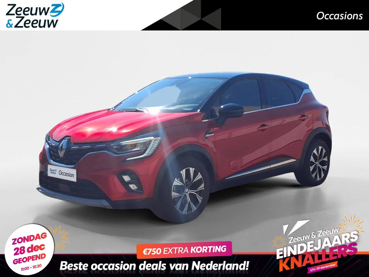 Renault Captur - 1.3 mild hybrid 160 techno Automaat | Navigatie | Airco/ecc | Camera achter - AutoWereld.nl