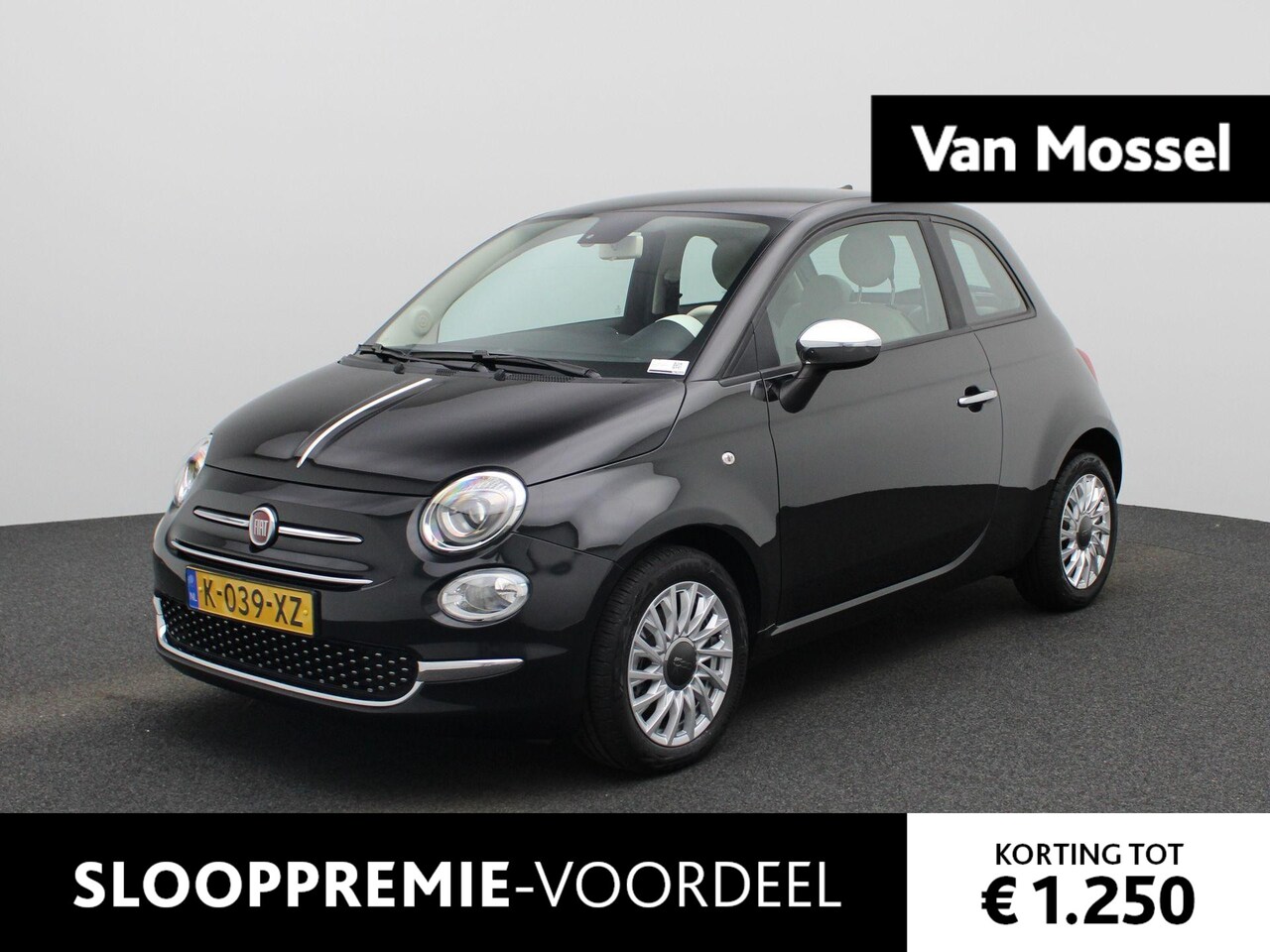Fiat 500 - 1.0 Hybrid Lounge | Navigatie | Radio | Bluetooth | Airco | - AutoWereld.nl