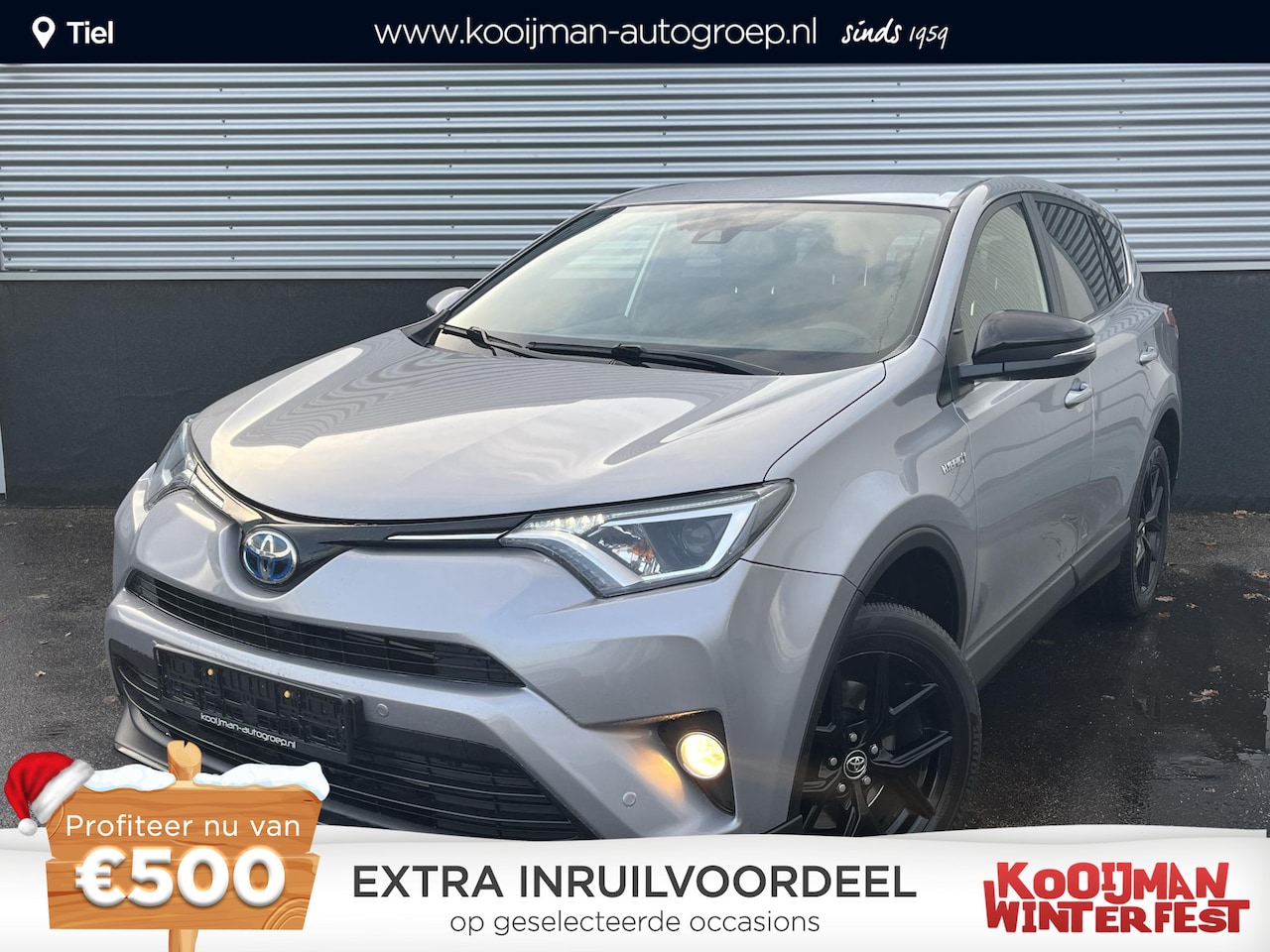 Toyota RAV4 - 2.5 Hybrid AWD Black edition 18" LMV, Privacy glass, Smart Key, Adaptieve cruise control, - AutoWereld.nl