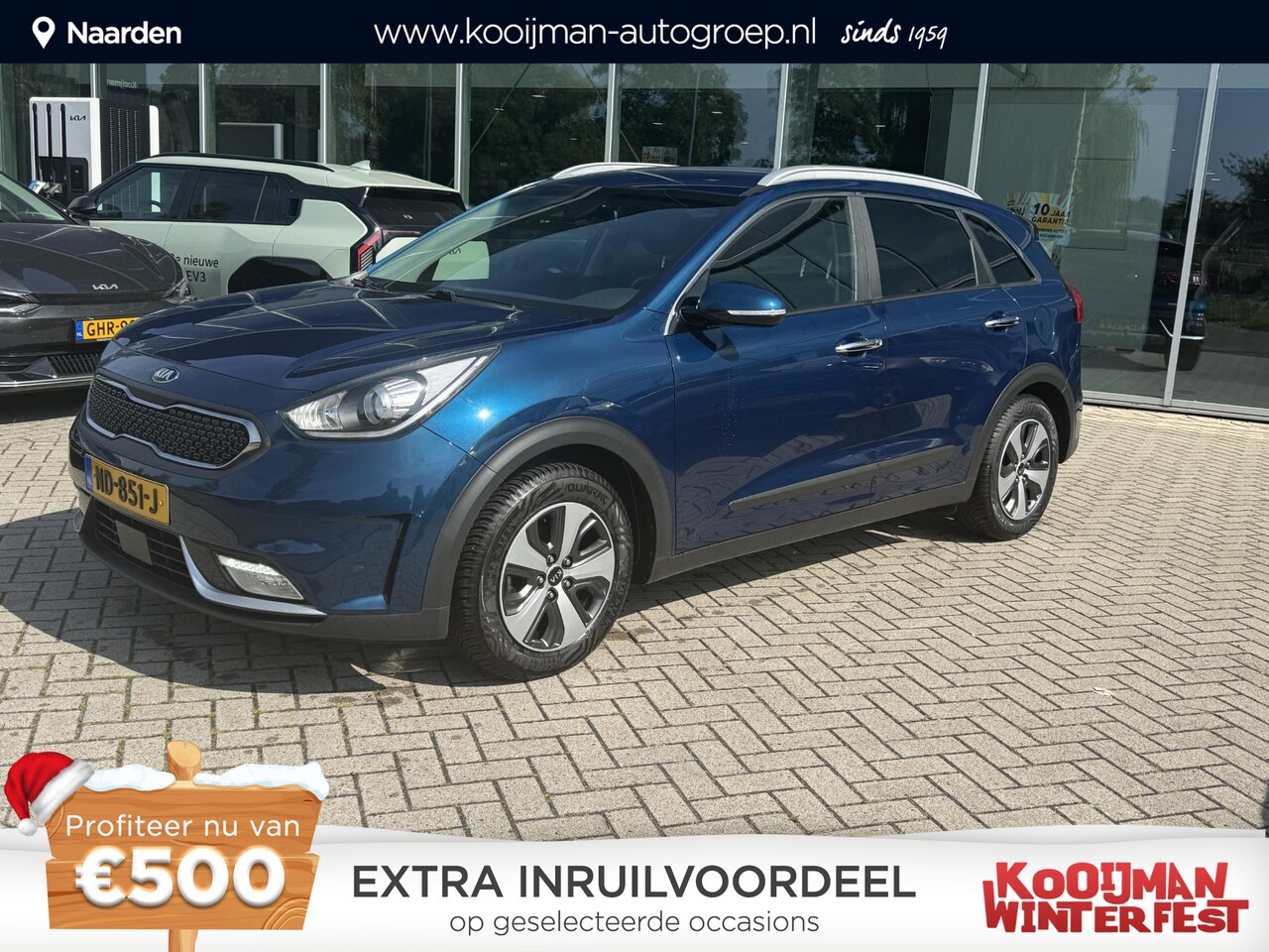 Kia Niro - 1.6 GDi Hybrid BusinessLine Nav | All Seasonbanden | Stoel en Stuurverwarming | Trekhaak | - AutoWereld.nl
