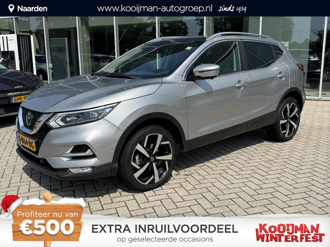 Nissan Qashqai - 1.2 Tekna Nav|Camera|Lmv|Stoelverwarming|panorama dak|verwarmde voorruit| - AutoWereld.nl